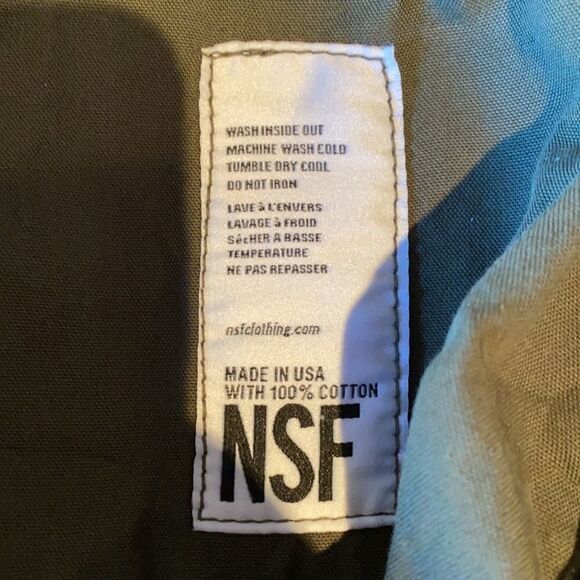 NSF Polly dress in army green - Picture 10 of 10